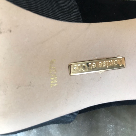 Louise et Cie Lo-Fren Suede Loafer with Pearls- Black main image 0